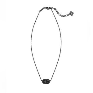 Kendra Scott Black Pendant Necklace